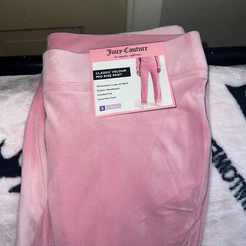 Baby pink juicy couture track pants NWT